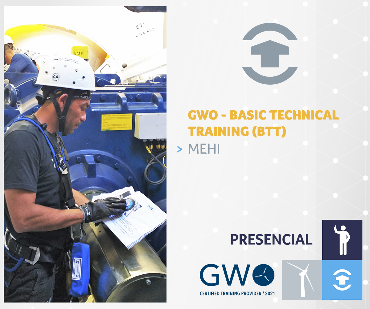 GWO - BASIC TECHNICAL TRAINING COMPLETO (MEHI)